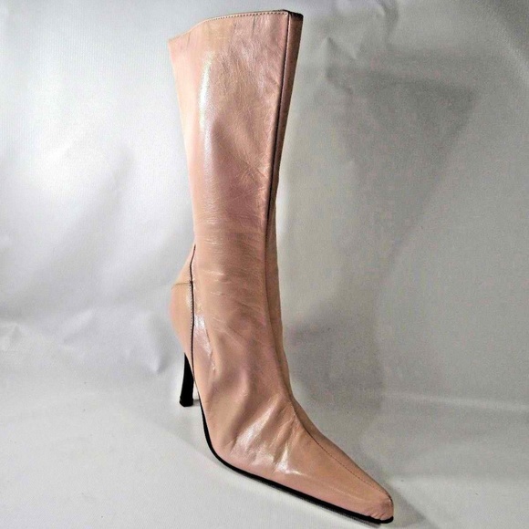 CHARLES DAVID Size 6 Beige Boots Womens B6 E11 - Picture 1 of 8